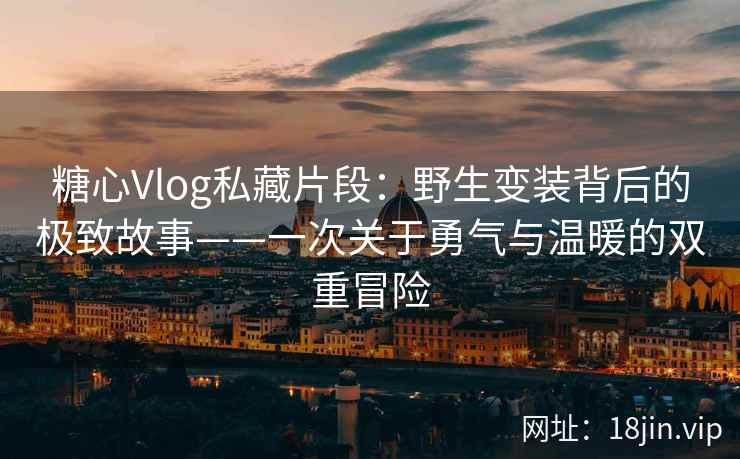 糖心Vlog私藏片段:野生变装背后的极致故事——一次关于勇气与温暖的双重冒险