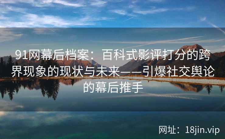 91网幕后档案:百科式影评打分的跨界现象的现状与未来——引爆社交舆论的幕后推手