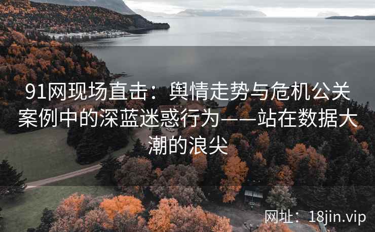 91网现场直击:舆情走势与危机公关案例中的深蓝迷惑行为——站在数据大潮的浪尖